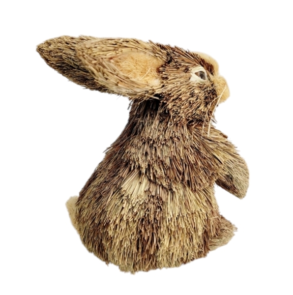 Sisal Straw Rustic Standing Bunny Rabbit - Picture 5 of 8